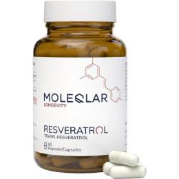MOLEQLAR Resveratrol Trans-Resveratrol Kapseln 60 St. (42,9 g)
