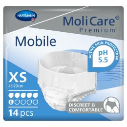 MOLICARE Premium Mobile 6 Tropfen Gr.XS 14 St ohne