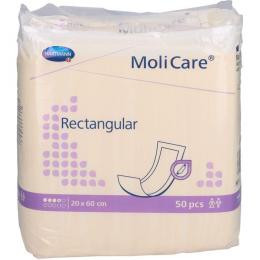 MOLICARE rectangular 4 Tropfen 20x60 cm 50 St.