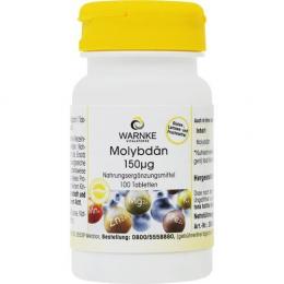 MOLYBDÄN 150 µg Tabletten 100 St.
