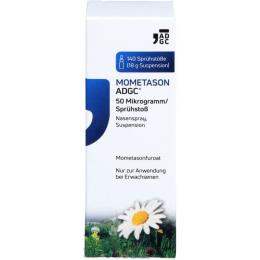 MOMETASON ADGC 50 µg/Sprühstoß Nasenspray 140 18 g