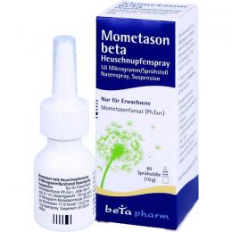 MOMETASON beta Heuschnupfenspray 50µg/Sp.60 Sp.St 10 g