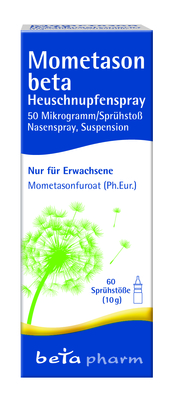 MOMETASON beta Heuschnupfenspray 50g/Sp.60 Sp.St 10 g