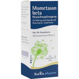 MOMETASON beta Heuschnupfenspray 50myg/Sp.60 Sp.St 18 g Nasenspray