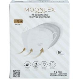 MOONLEX FFP2 Maske CE2890 5lagig einzeln foliert 10 St.