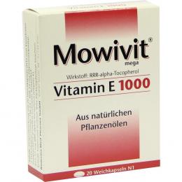 Mowivit Vitamin E 1000 20 St Kapseln