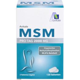 MSM 2000 mg Tabletten 120 St. (168 g)