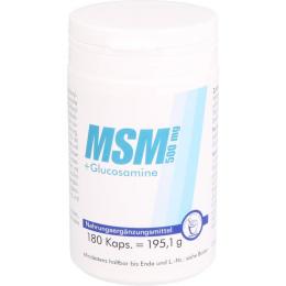 MSM 500 mg+Glucosamine Kapseln 180 St. (124 g)