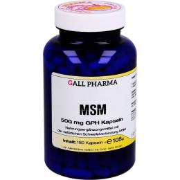 MSM 500 mg GPH Kapseln 180 St.