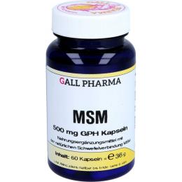 MSM 500 mg GPH Kapseln 60 St. (36 g)