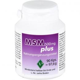 MSM 500 mg plus Kapseln 90 St.