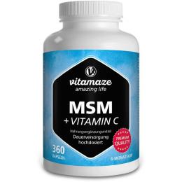 MSM HOCHDOSIERT+Vitamin C Kapseln 360 St.