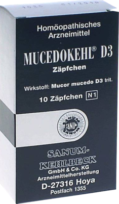MUCEDOKEHL D 3 Suppositorien 10 St
