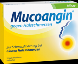 MUCOANGIN Minze 20 mg Lutschtabletten 18 St