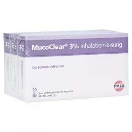MucoClear 3% NaCl Inhalationslösung 60 X 4 ml Inhalationslösung