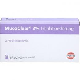 MUCOCLEAR 3% NaCl Inhalationslösung 80 ml