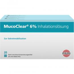 MucoClear 6% NaCl Inhalationslösung 60 X 4 ml Inhalationslösung