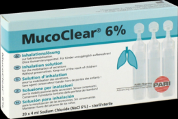 MUCOCLEAR 6% NaCl Inhalationslsung 20X4 ml