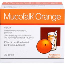 MUCOFALK Orange Gran.z.Herst.e.Susp.z.Einn.Beutel 20 St.