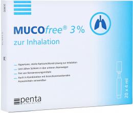 MUCOFREE 3% zur Inhalation 20 X 4 ml Lösung für einen Vernebler
