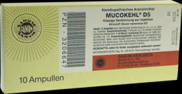 MUCOKEHL Ampullen D 5 10X1 ml