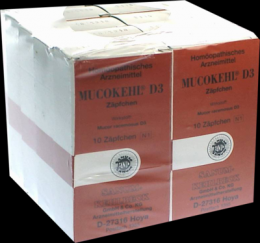 MUCOKEHL Suppositorien D 3 10X10 St