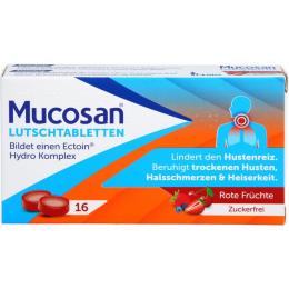 MUCOSAN Lutschtabletten rote Früchte 16 St.