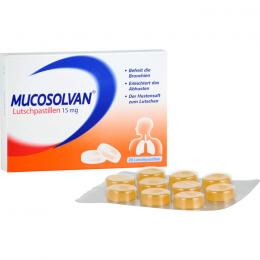 MUCOSOLVAN Lutschpastillen 15 mg 20 St.
