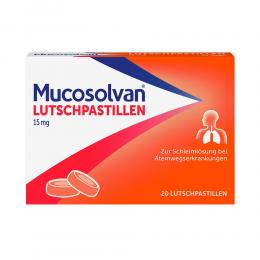 Ein aktuelles Angebot für Mucosolvan Lutschpastillen 20 St Lutschpastillen Hustenlöser - jetzt kaufen, Marke A. Nattermann & Cie GmbH.