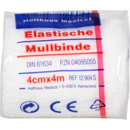 MULLBINDEN elastisch 4 cmx4 m 1 St.