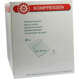 MULLKOMPRESSEN 20x25 cm steril 16fach 25 St.