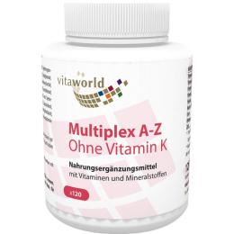 MULTIPLEX A-Z ohne Vitamin K Kapseln 120 St. (55,5 g)