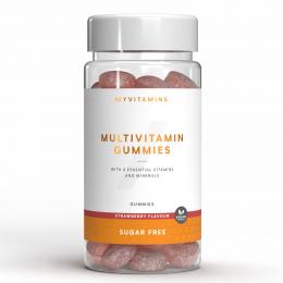 Multivitamine Fruchtgummis - 60Gummibärchen - Sugar Free Strawberry