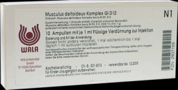 MUSCULUS DELTOIDEUS Komplex GL D 12 Ampullen 10X1 ml