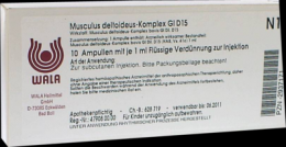 MUSCULUS DELTOIDEUS Komplex GL D 15 Ampullen 10X1 ml