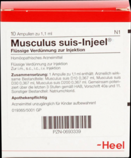 MUSCULUS SUIS Injeel Ampullen 10 St