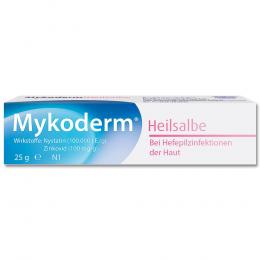 Ein aktuelles Angebot für MYKODERM Heilsalbe Nystatin und Zinkoxid 25 g Salbe Hautpilz & Nagelpilz - jetzt kaufen, Marke Engelhard Arzneimittel.