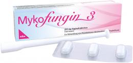MYKOFUNGIN 3 Vaginaltabletten 200 mg 3 St Vaginaltabletten