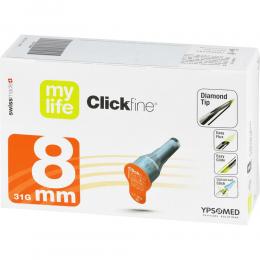 MYLIFE Clickfine Pen-Nadeln 8 mm 31 G 100 St Kanüle