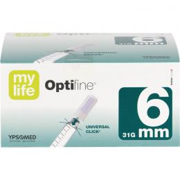 MYLIFE Optifine Pen-Nadeln 6 mm 100 St.