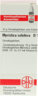 MYRISTICA SEBIFERA D 12 Globuli 10 g