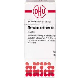 MYRISTICA SEBIFERA D 12 Tabletten 80 St.