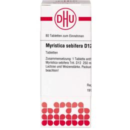 MYRISTICA SEBIFERA D 12 Tabletten 80 St.