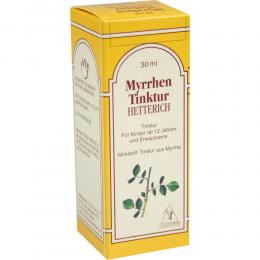 Ein aktuelles Angebot für Myrrhentinktur HETTERICH 30 ml Tinktur Entzündung im Mund & Rachen - jetzt kaufen, Marke Teofarma s.r.l..