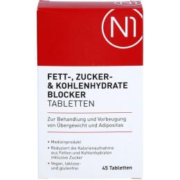 N1 Fett- Zucker- & Kohlenhydrate Blocker Tabletten 45 St.
