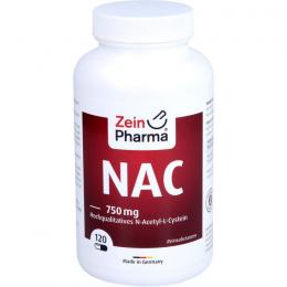 NAC 750 mg hochqualitatives N-Acetyl-L-Cystein Kps 120 St.