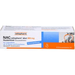 NAC-ratiopharm akut 600 mg Hustenlöser Brausetabl. 20 St.