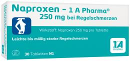 Naproxen - 1 A Pharma 250 mg bei Regelschmerzen 30 St Tabletten