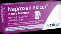 NAPROXEN axicur 250 mg Tabletten 10 St