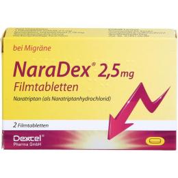 NARADEX 2,5 mg Filmtabletten 2 St.